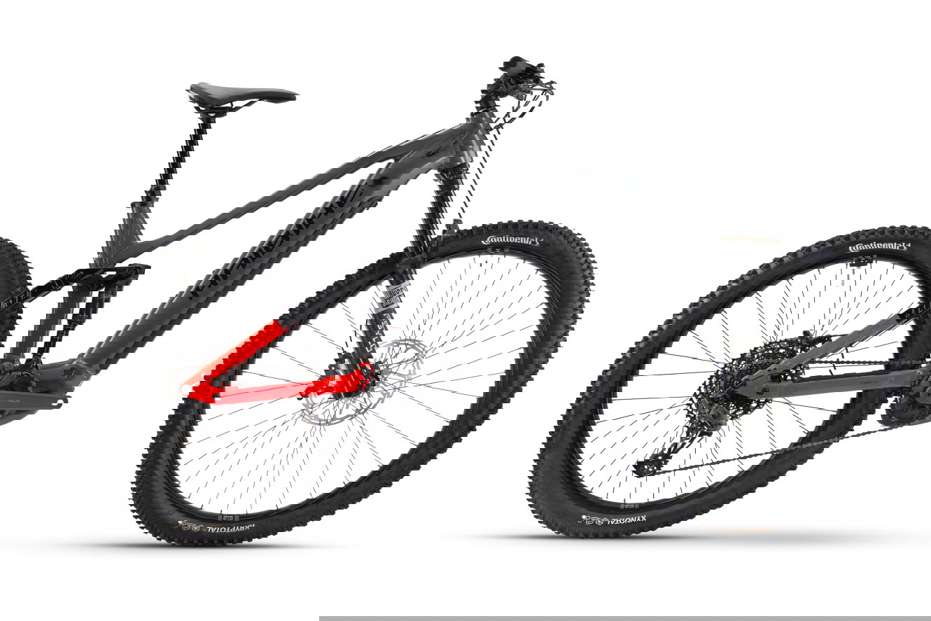 Haibike ALLMTN 4 High silver/red/black glänzend, 49 cm | XL | (29/27,5")