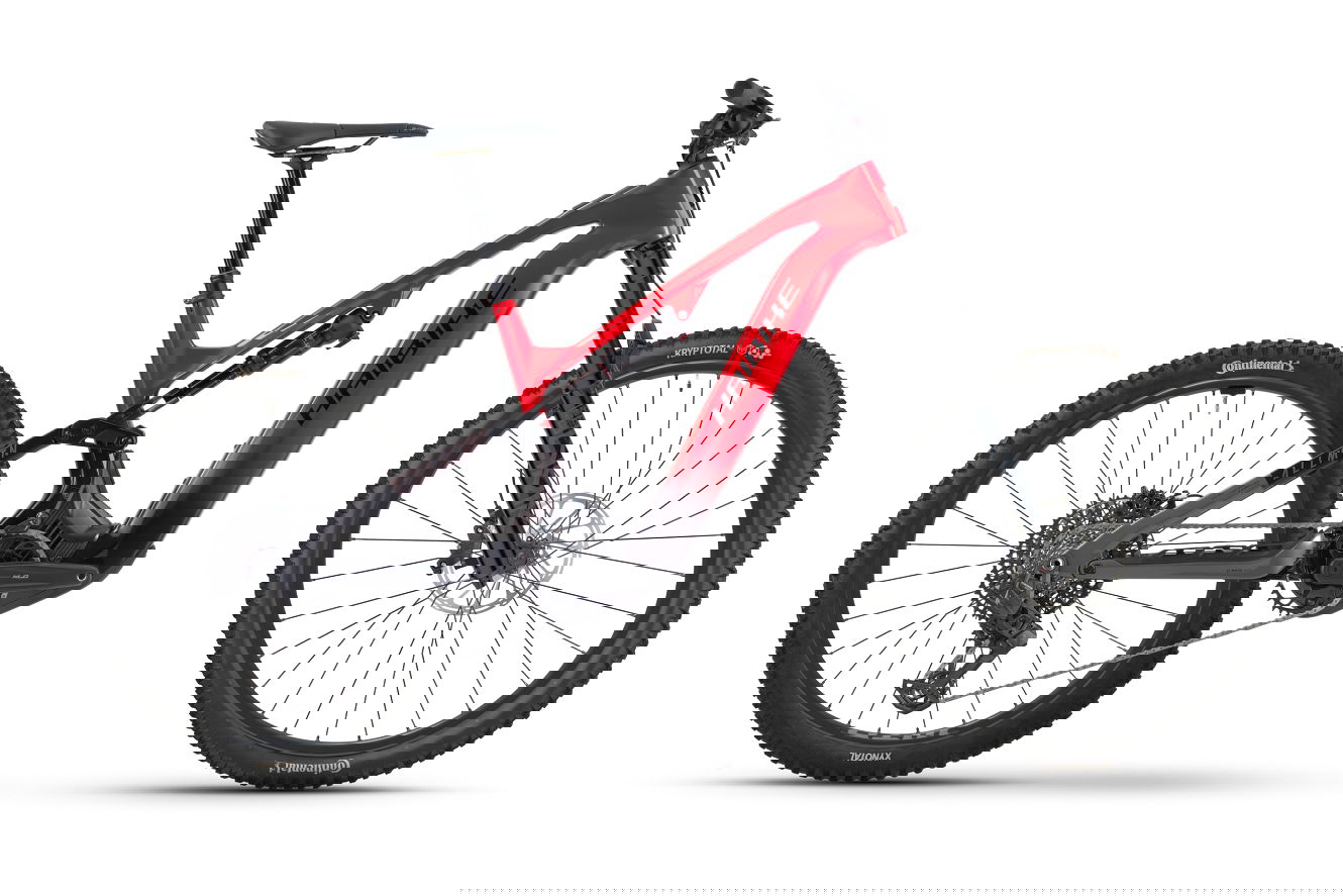 Haibike ALLMTN CF 9 High red/black/platinum glänzend, 46 cm | L | (29/27,5")