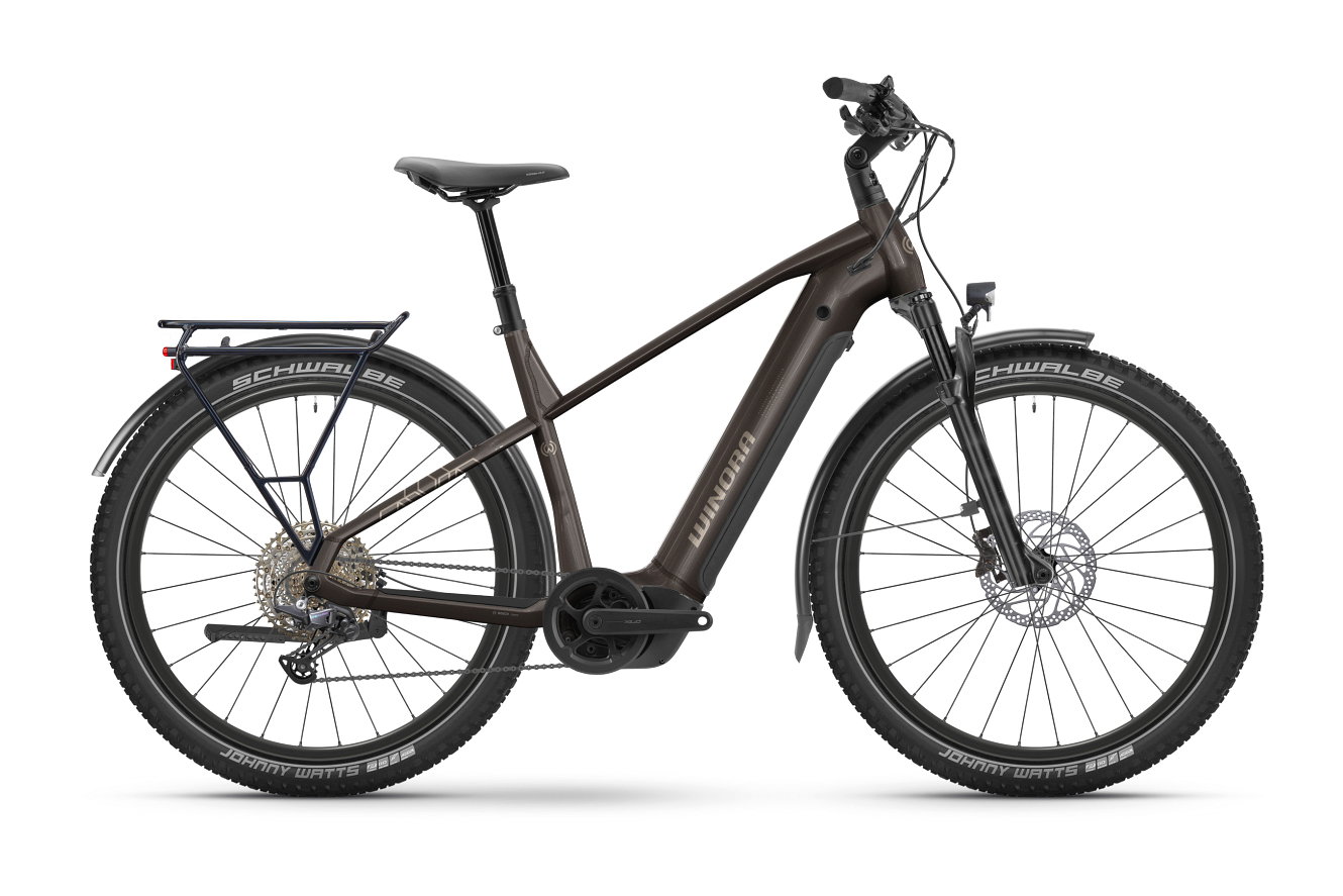 Winora Yucatan X12 Pro High choc chai glänzend, 45 cm | (27,5")