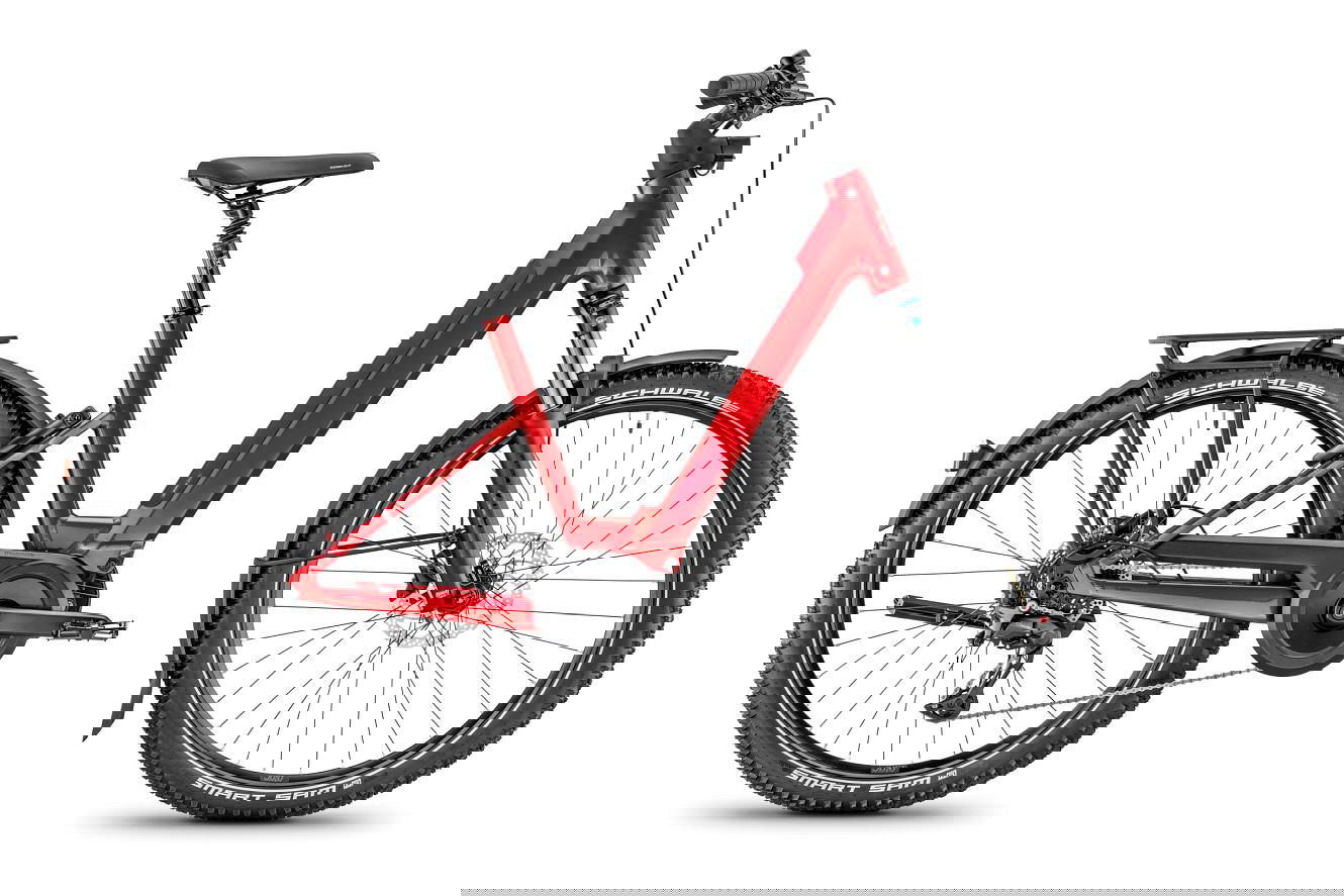 Moustache Xroad 4 Wave metallic deep red glossy, 51 cm | L | (27,5")