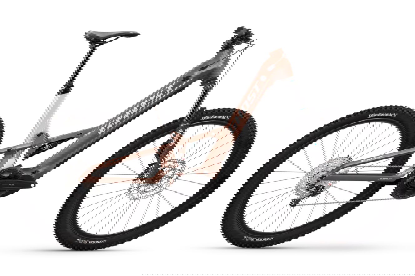 Ghost E-ASX ABS Low coffee tropic rose/coffee arctic dust - glossy, 45 cm | M | (27,5")