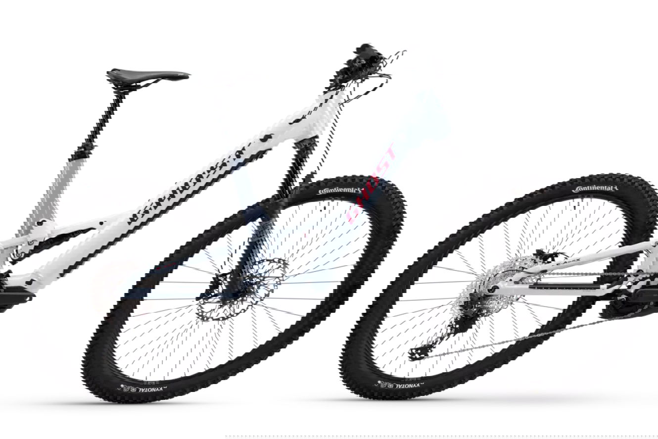 Ghost E-ASX ADVANCED Low snow blue/shadow gray - glossy, 40 cm | S | (27,5")