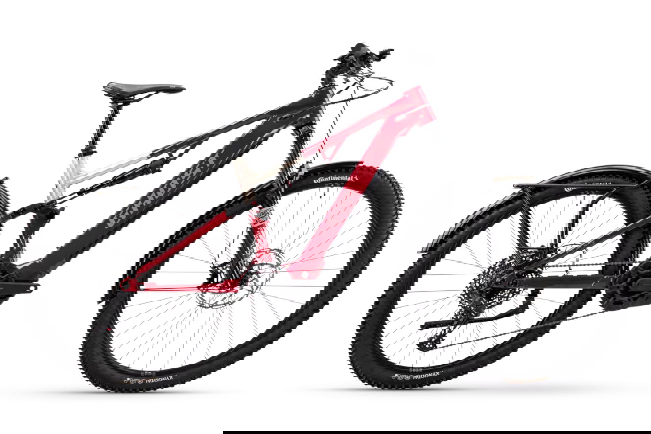 Ghost E-ASX ESSENTIAL EQ High rebel red/coffee pebble - glossy, 45 cm | L | (29/27,5")