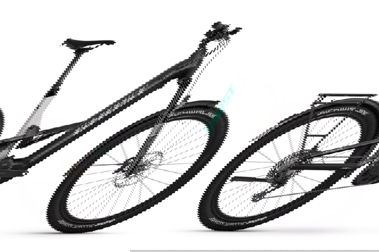 Ghost E-ASX UNIVERSAL LOW EQ Low rebel red/pebble glänzend, 49 cm | L | (27,5")