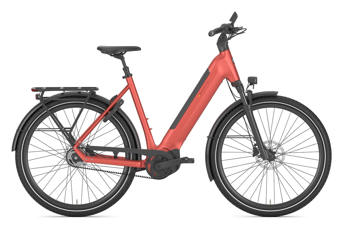 Gazelle Ultimate C5+ 540 Low-Step metallic orange, 53 cm | M | (28")