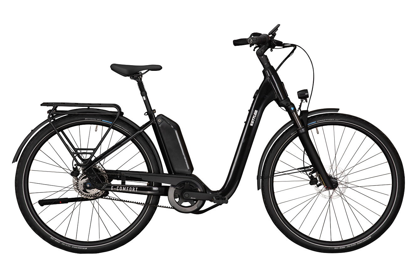KETTLER E-COMFORT PX5 RT 800 Wave black shiny, L | (28")