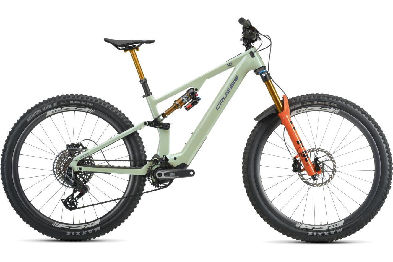 Crussis e-Full 12.11-PRO 800 Diamant silver, green, XL | (29")