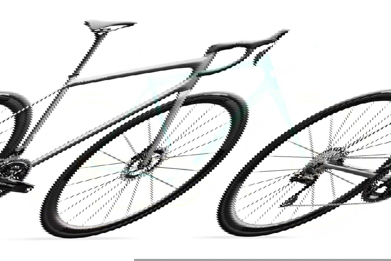 Specialized S-Works Aethos 2 Dura-Ace Di2 Diamant gloss premium fjord metallic, 56 cm | (28")