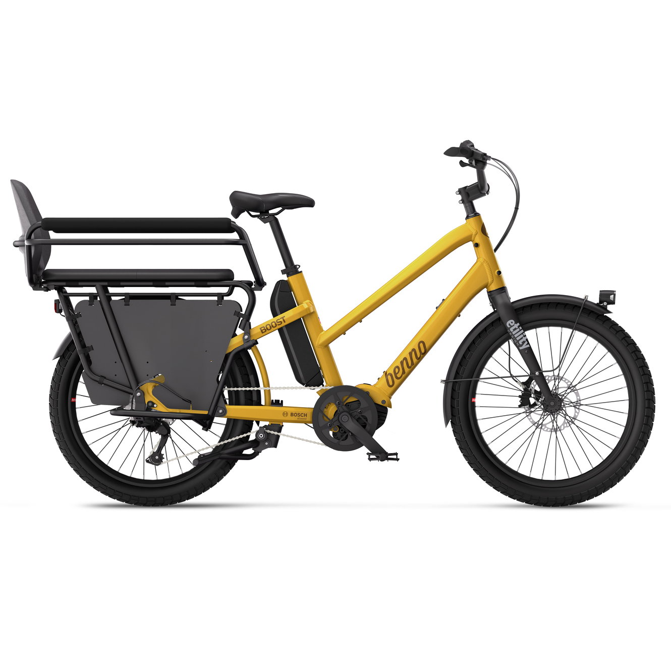Benno Bikes EVO 6.1 Boost E 10D CX Family Package Backpacker yellow curry, Onesize | (24")