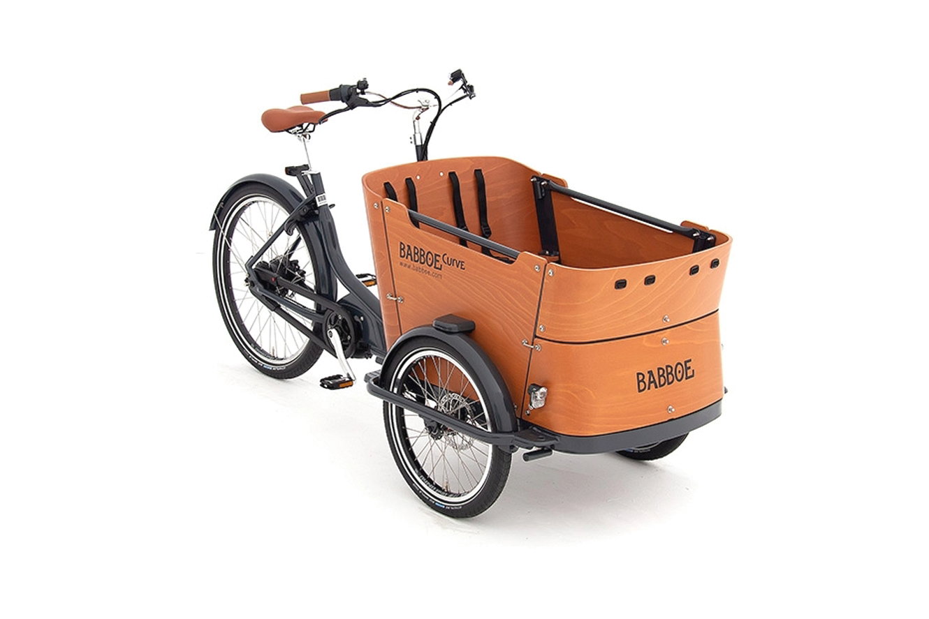 Babboe Curve Mountain 500 Unisex anthrazit/holz, 50 cm | (20/26")