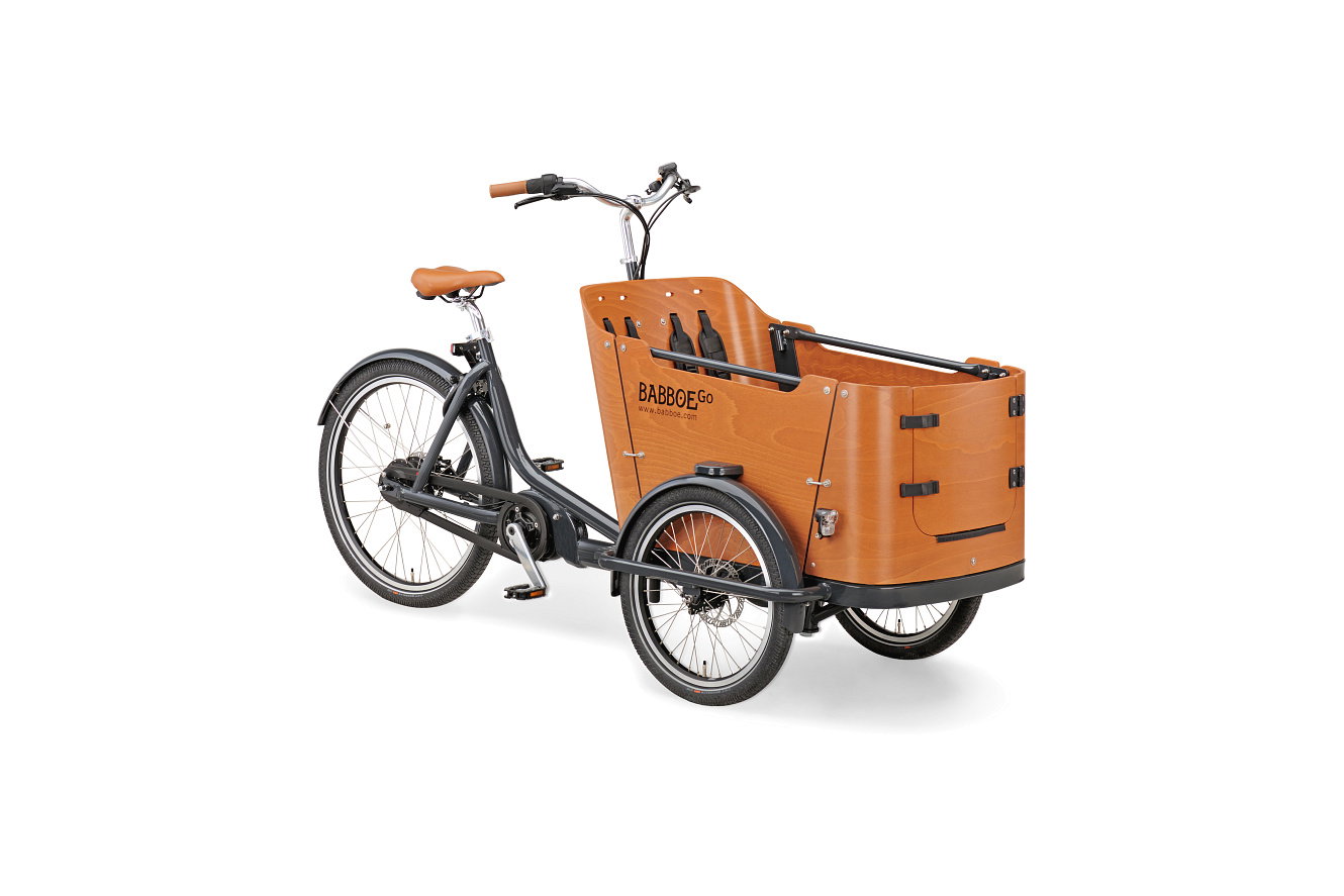 Babboe Go Mountain Unisex schwarz/holz, 50 cm | (20/26")