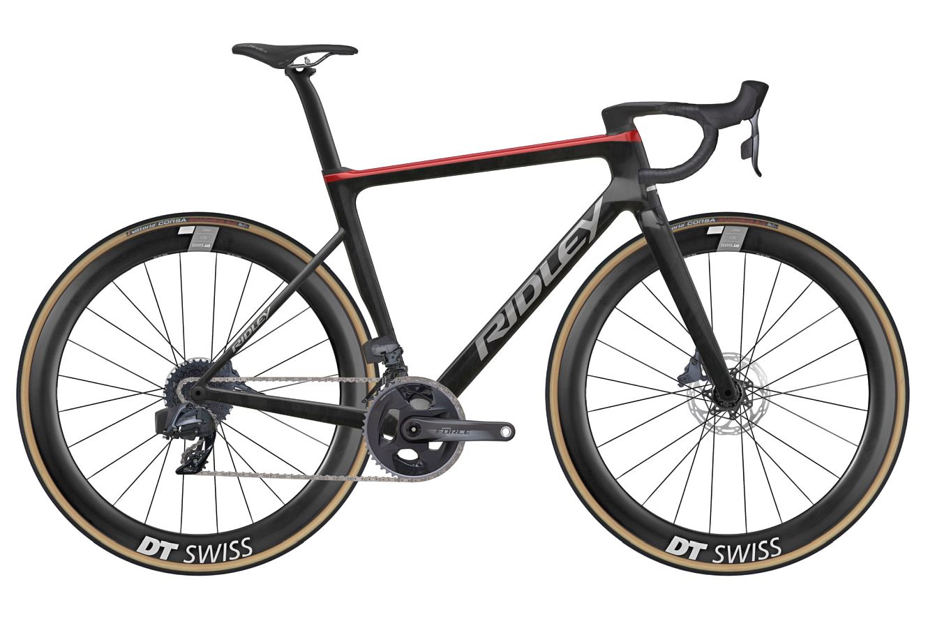 Ridley Falcn RS Disc Ultegra DI2 Diamant ud carbon/rot, M | (28")