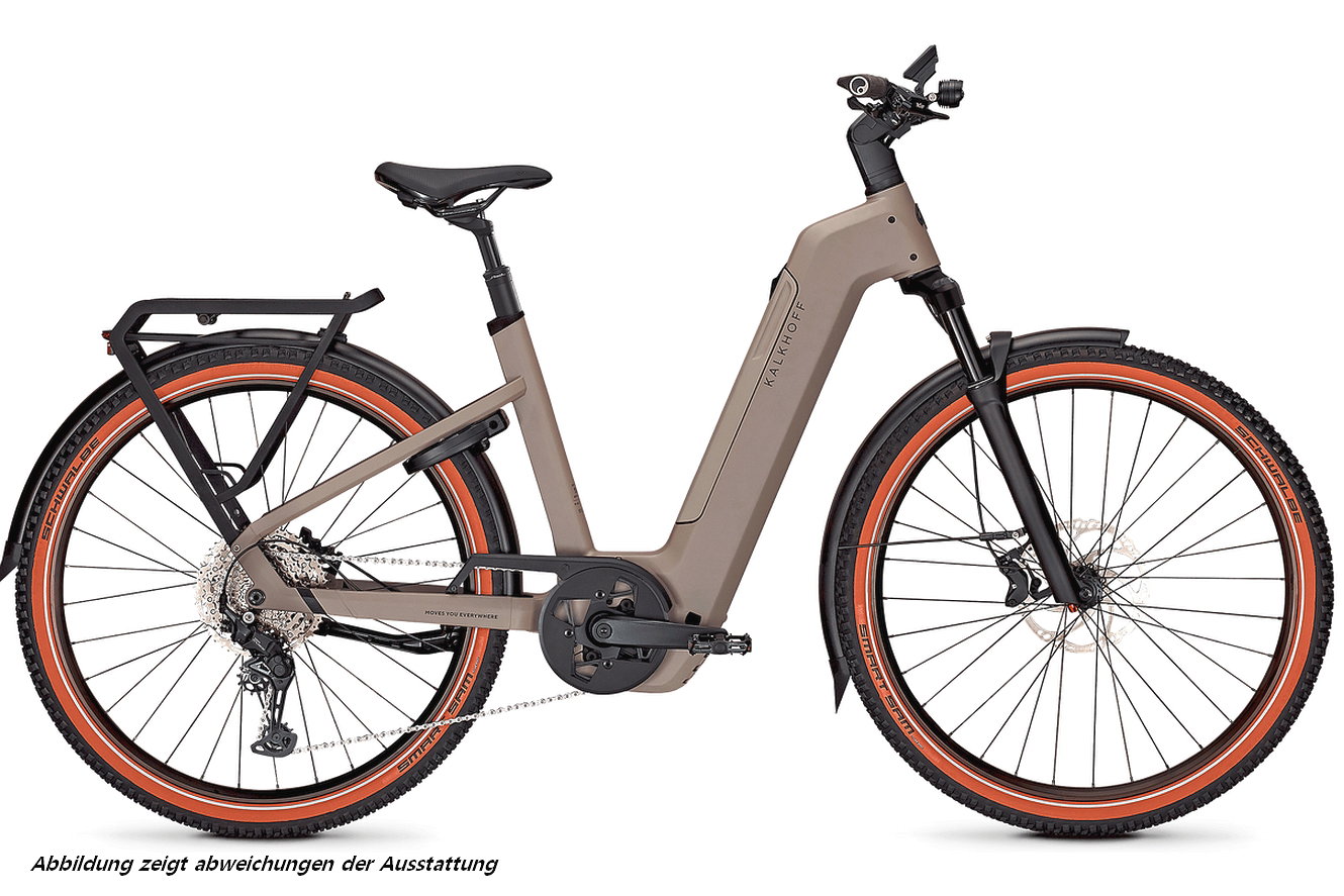 Kalkhoff ENTICE 5+ ADVANCE Wave moonstonegrey matt, 43 cm | S | (29")