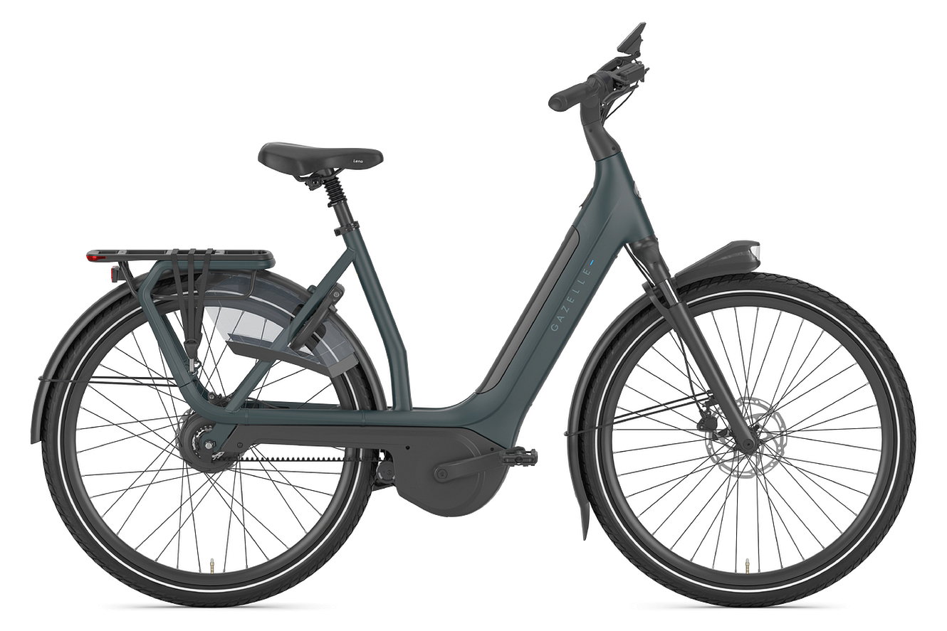 Gazelle Avignon C380 540 Low-Step teal grey, 57 cm | L | (28")