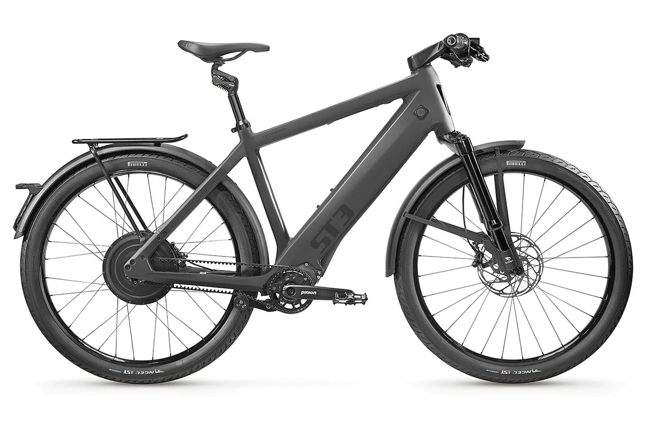 Stromer ST3 Pinion 983|SP9 Urban Sport deep black, M | (27,5")