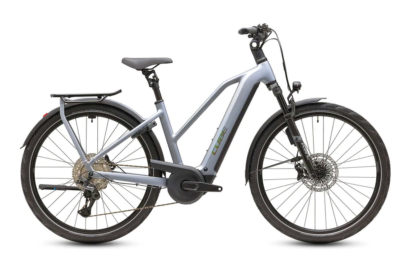 CUBE Kathmandu Hybrid EXC 800 Trapez slategrey´n´chrome, 54 cm | (29")