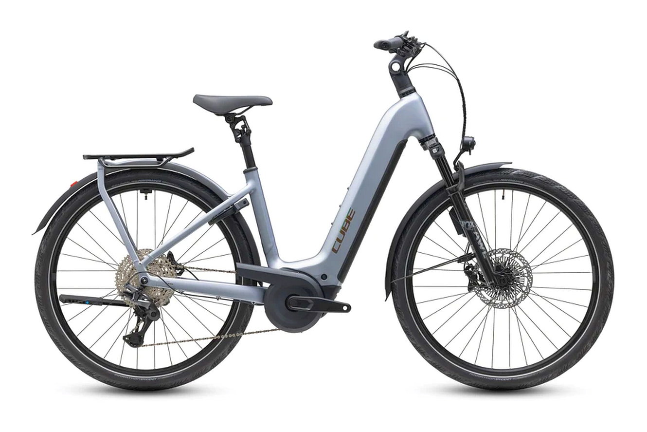 CUBE Kathmandu Hybrid EXC 800 Wave slategrey´n´chrome, 50 cm | (29")