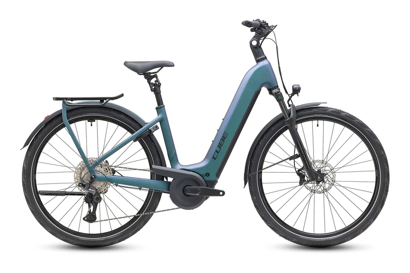 CUBE Kathmandu Hybrid Pro 800 Wave smaragdgrey´n´black, 50 cm | (29")
