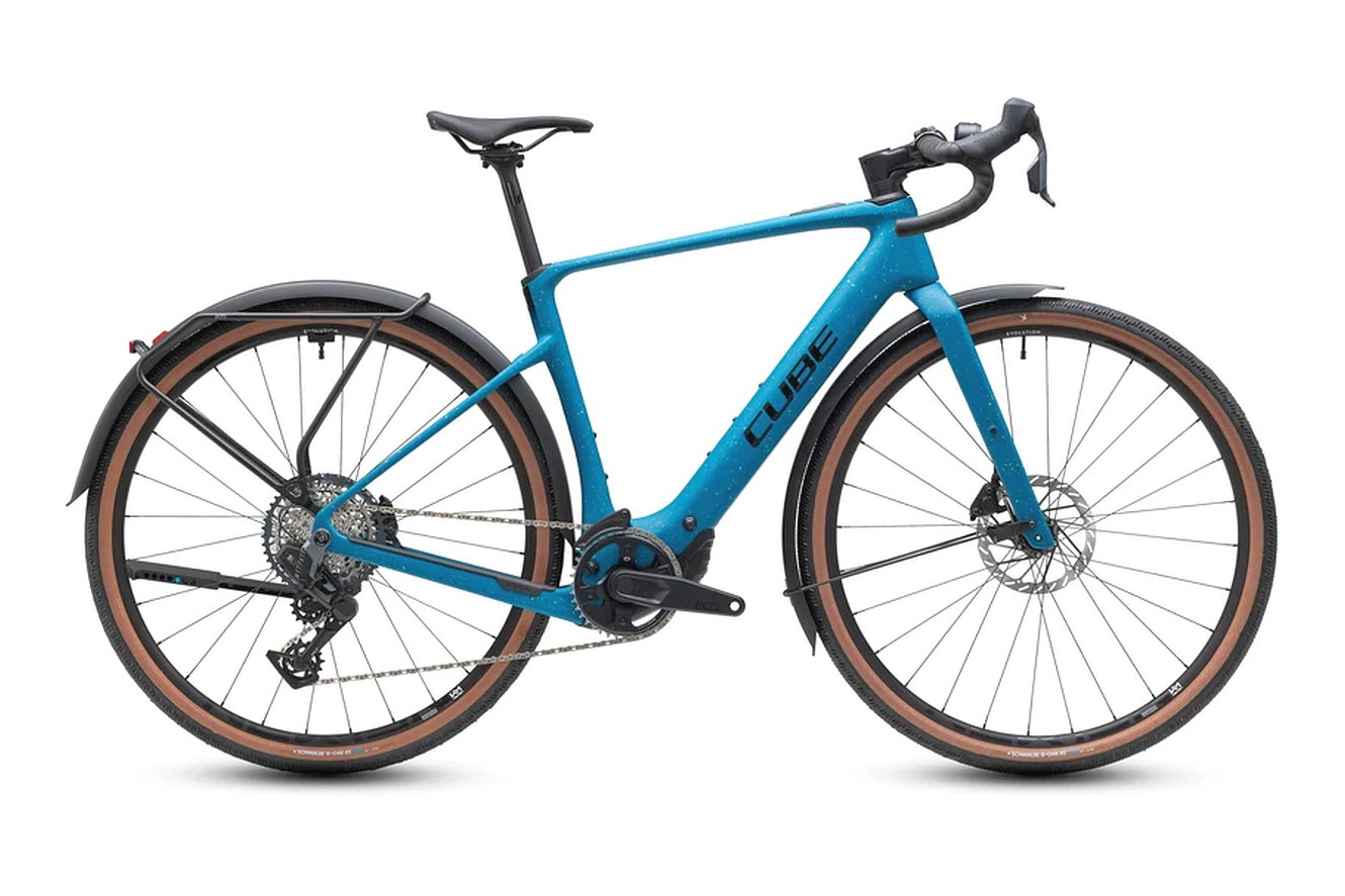 CUBE Nuroad Hybrid C:62 EXC 400X FE Diamant tropicalteal´n´black, S | (28")