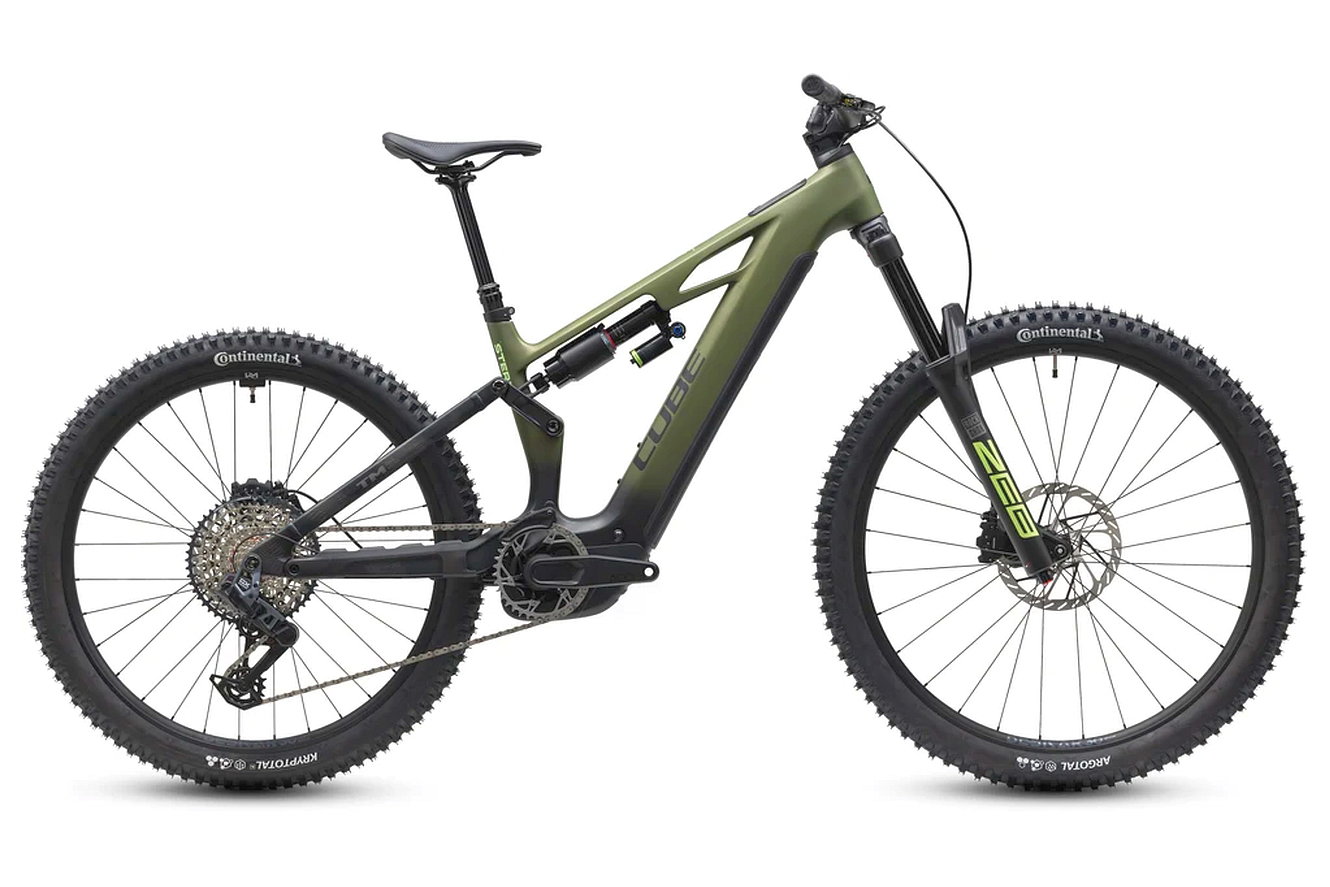 CUBE Stereo Hybrid ONE77 HPC TM 800 Diamant reedgreen´n´gills, M | (29")