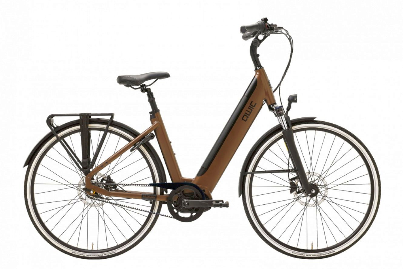 QWIC PREMIUM i MN7+ BELT Low-step Walnut brown, 49 cm (28") - M