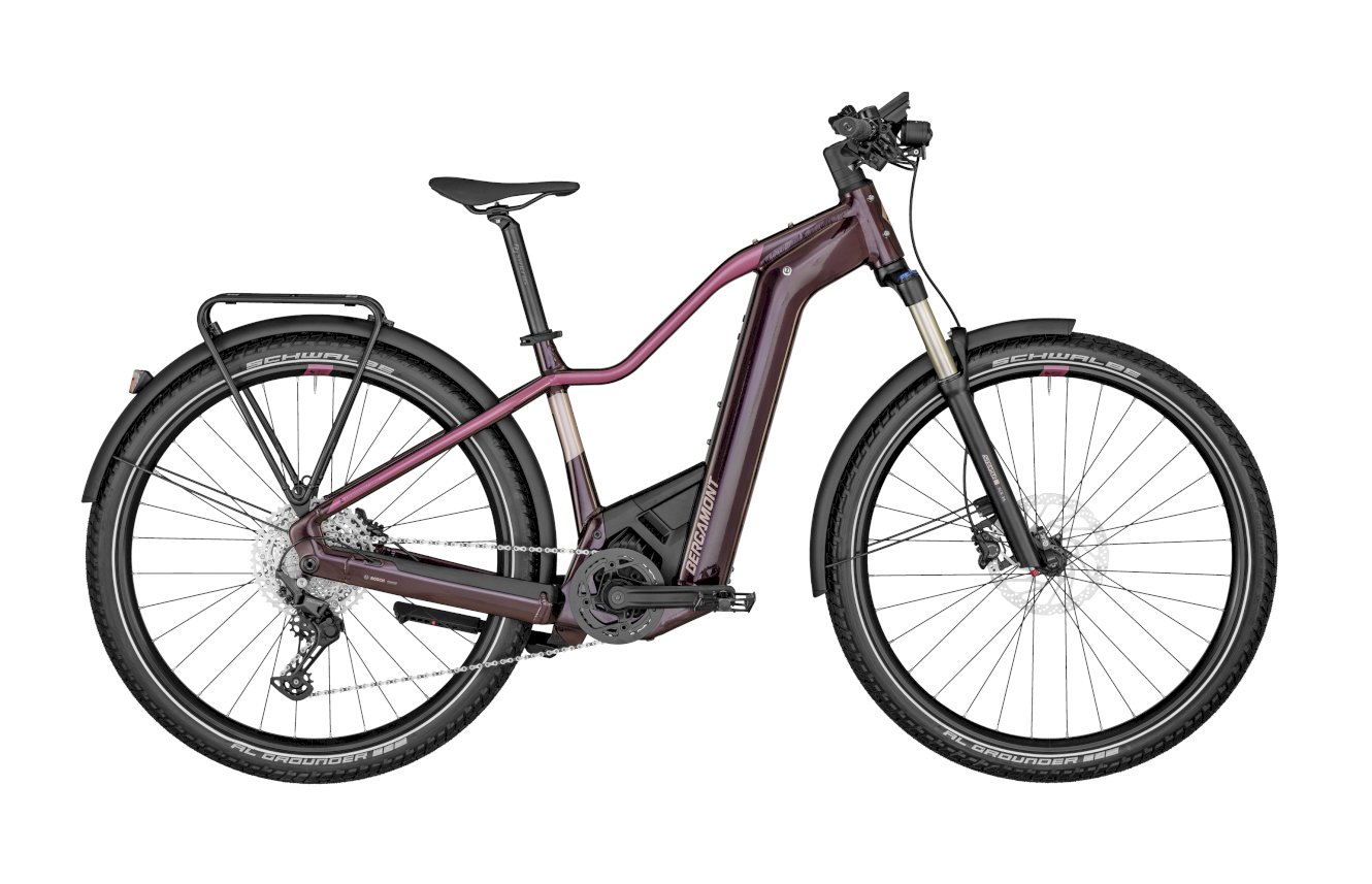 Bergamont E-Revox Premium Pro FMN EQ Damen aubergine red (shiny), 29" - L