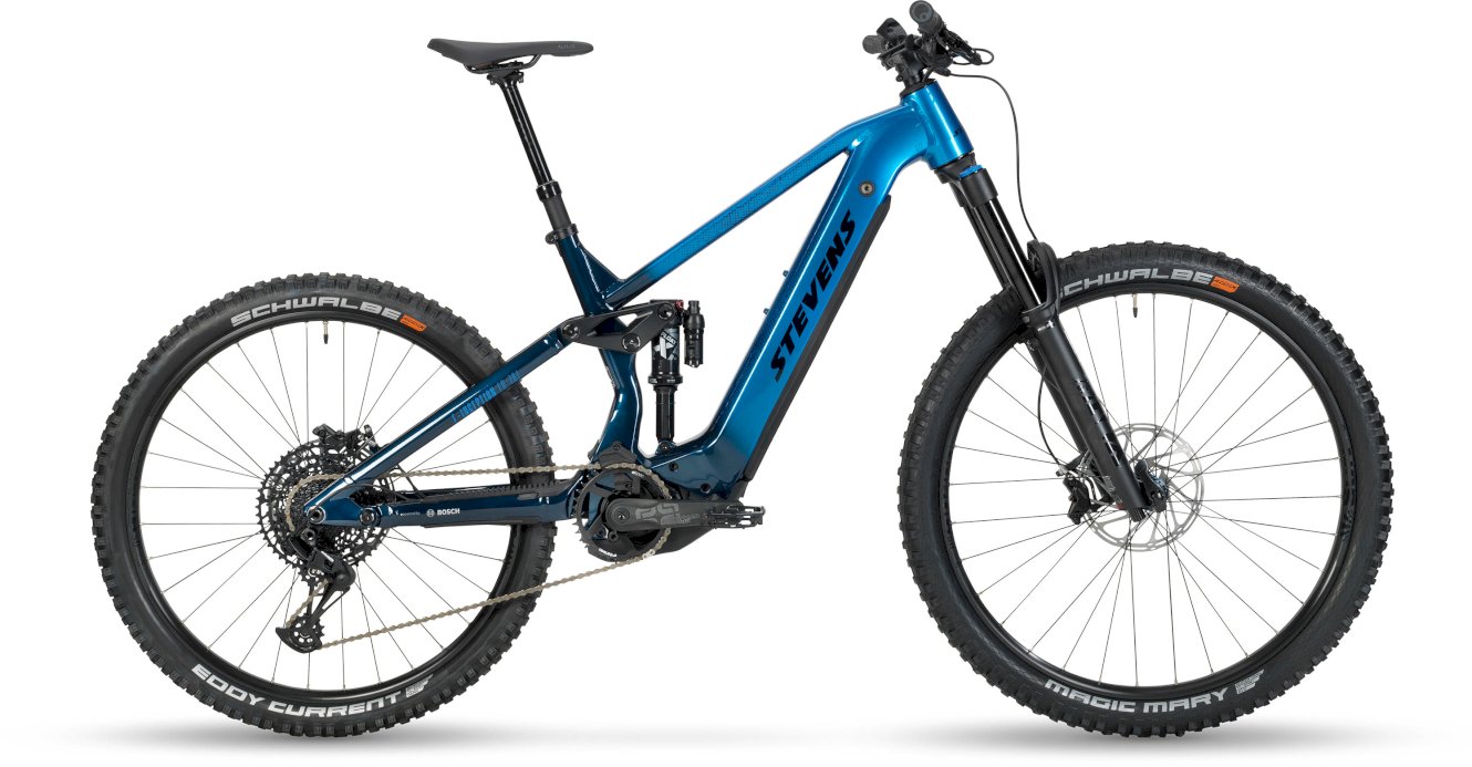 Stevens E-Inception ED 7.6.1 GTF Diamant Metallic Blue, 22"