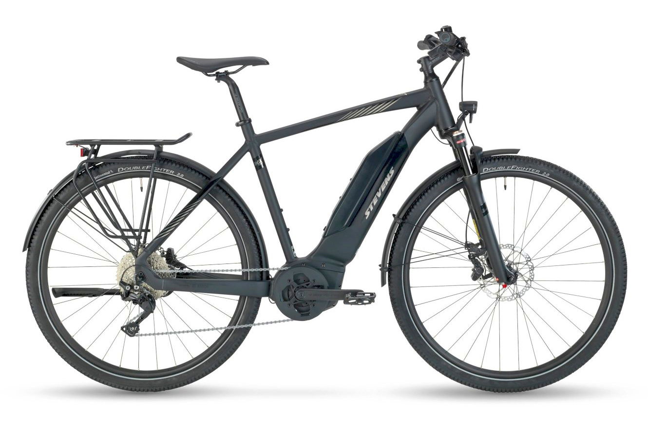 Stevens E-6X Tour Gent Stealth Black, 55 cm (28")
