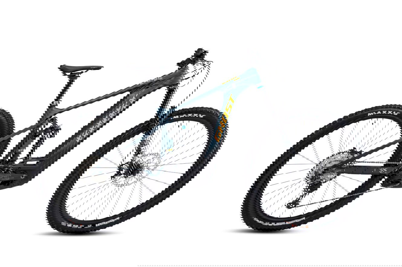 Ghost E-Riot EN CF Pro Diamant dirty blue/dirty orange - glossy/matt, 29" - L