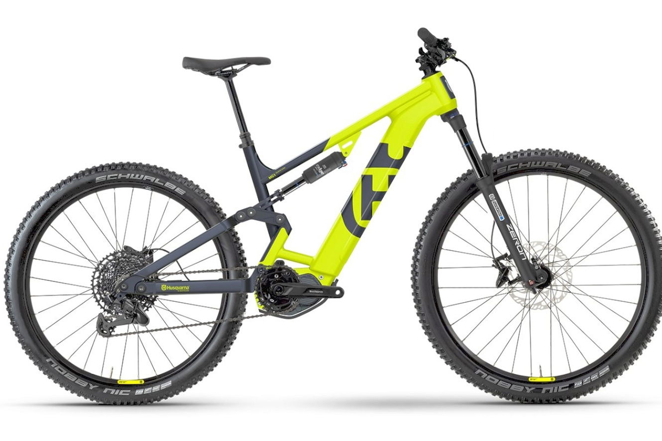 Husqvarna E-bicycles Mountain Cross MC1 M350 EP8 Unisex yellow / dark blue, 46 cm - L
