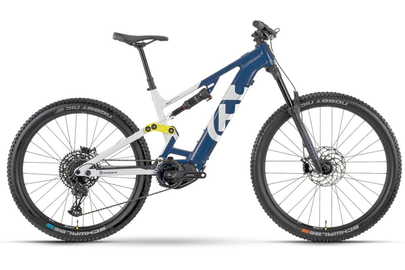 Husqvarna E-bicycles Mountain Cross MC2 SX EP8 Unisex blue / white, 41 cm (27,5") - S