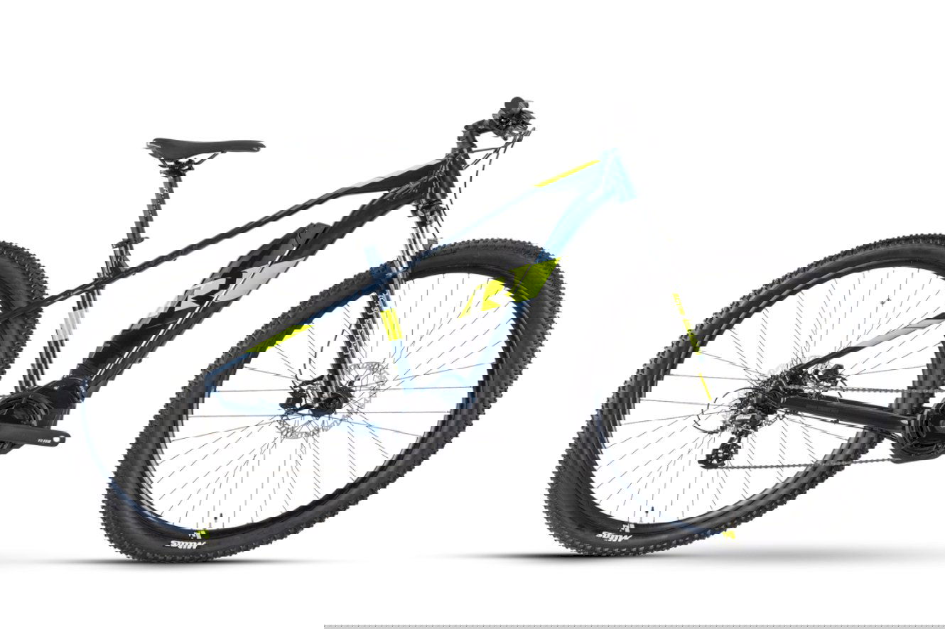 R Raymon HardRay E 1.0 Diamant dark blue / lime green, 50 cm (29")