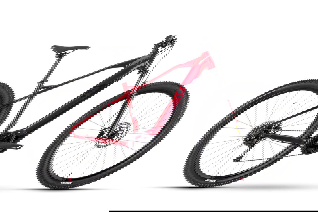 Raymon HardRay E 4.0 Diamant deep red / black, 50 cm (29")
