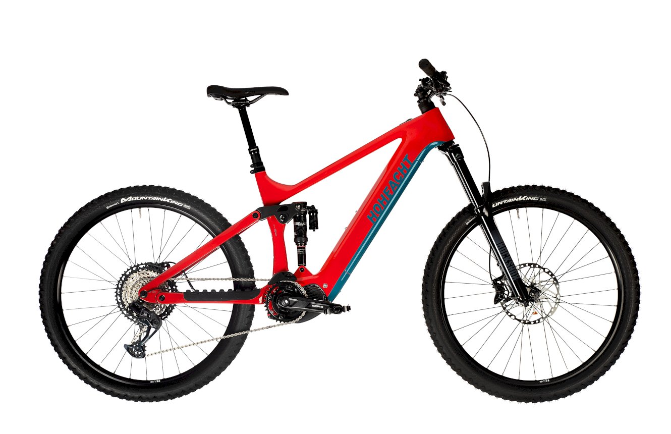 HoheAcht BESTA ROKO Carbon Fullsuspension buntnessel, 44 cm (27,5") - M