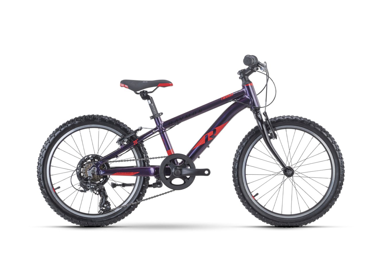 Raymon TwoRay 1.0 Diamant purple metallic / red, 27 cm (20") - Onesize