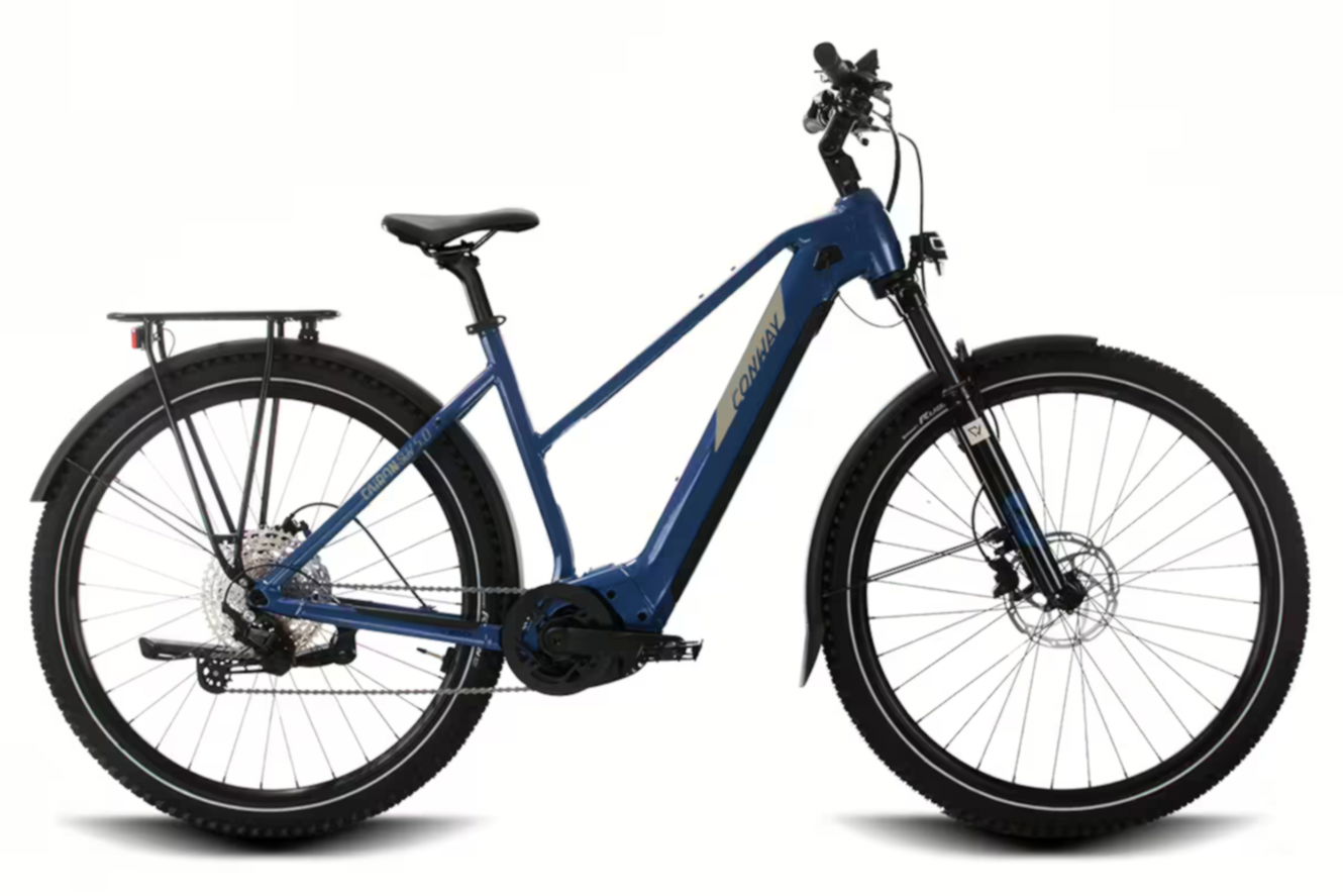 Conway Cairon SUV 5.0 Trapez darkblue metallic / platin matt, 49 cm (29")