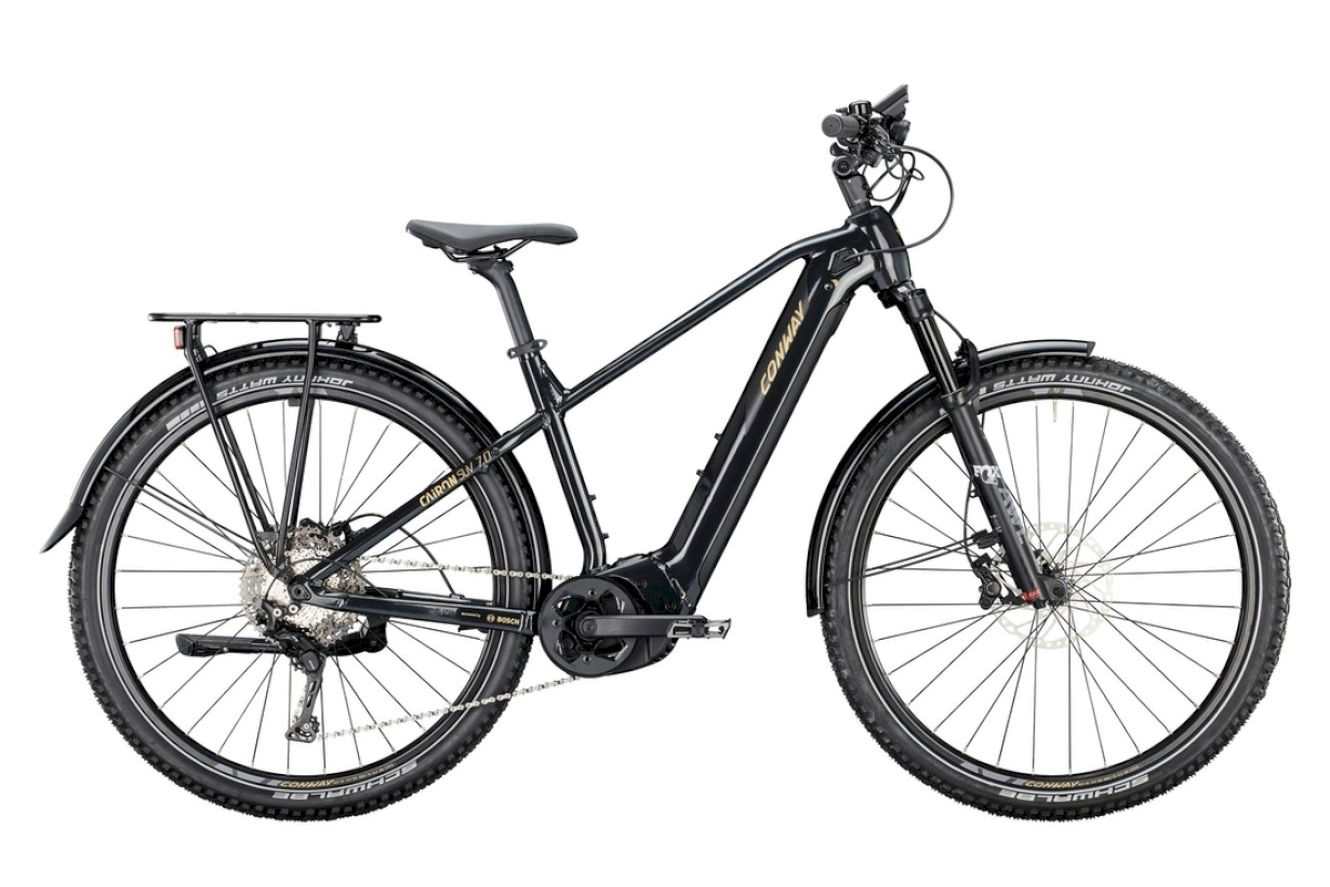 Conway Cairon SUV 7.0 Wave black metallic / gold matt, 46 cm (27,5")