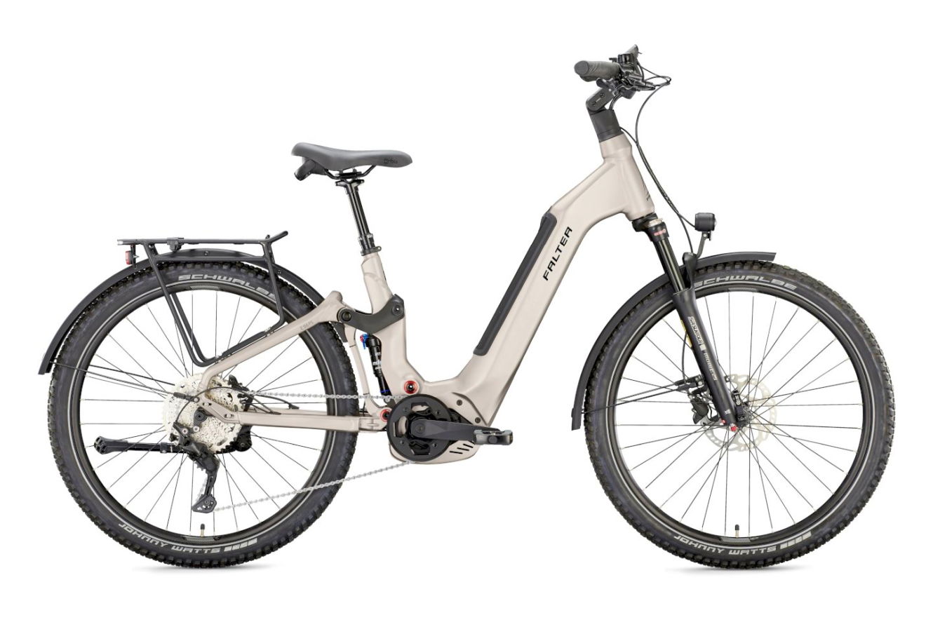 FALTER E 9.6 FS 625 Fullsuspension warm grey, 50 cm (27,5")