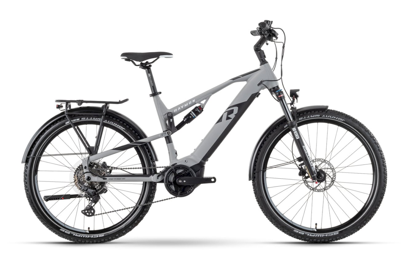 Raymon CrossRay FS E 5.0 Diamant grey / black / white matt, 52 cm (27,5") - L
