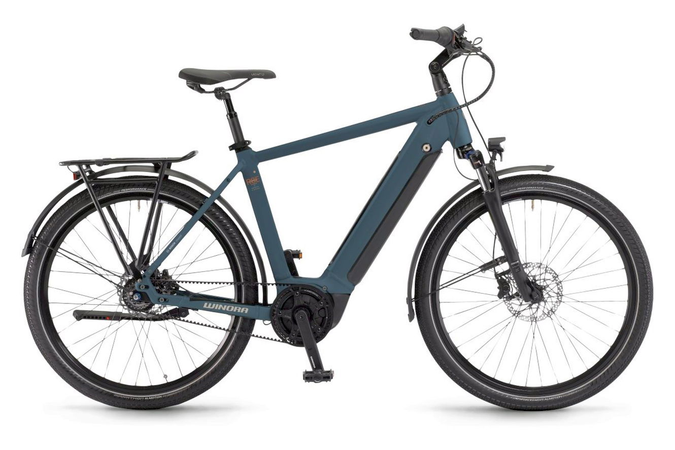 Winora Sinus R8E High greyblue matt, 56 cm | L | (27,5"")