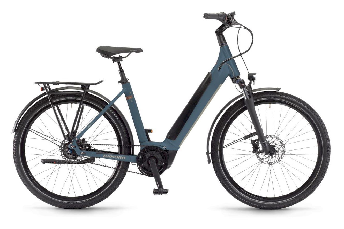 Winora Sinus R8E Low greyblue matt, 46 cm | S | (27,5"")