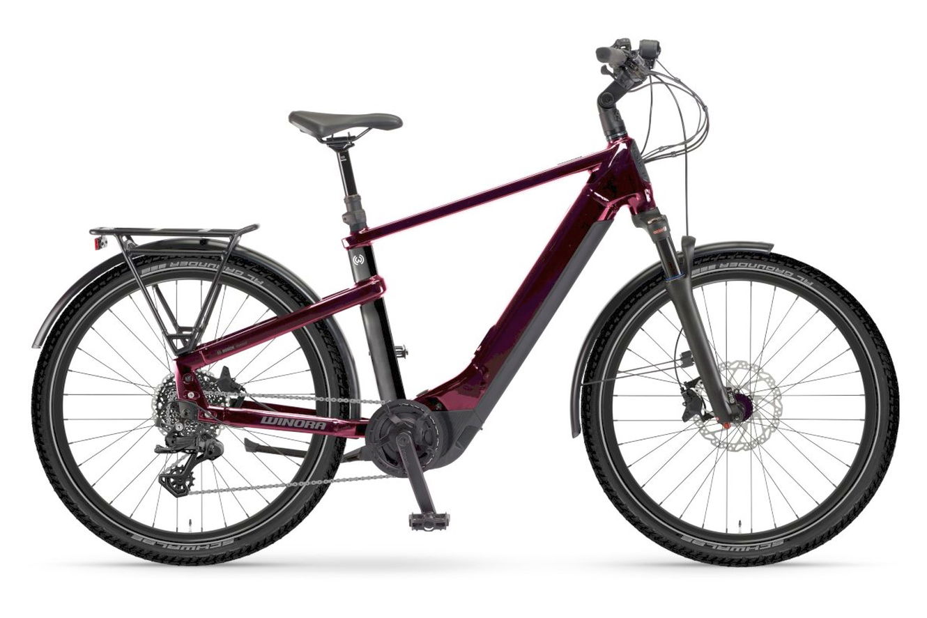 Winora Yakun X10E High darkred, 50 cm | M | (27,5"")