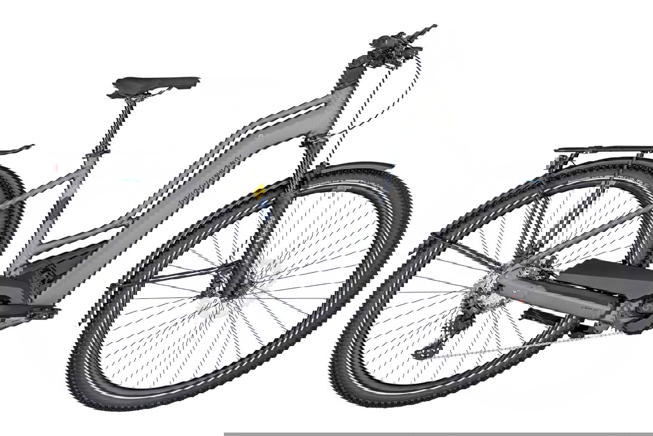 Bergamont E-Horizon Premium SUV Amsterdam matt chrome silver, 52 cm (28")