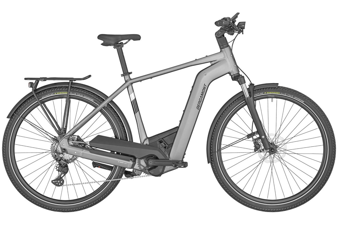Bergamont E-Horizon Sport 6 Gent matt titanium silver, 60 cm (28")