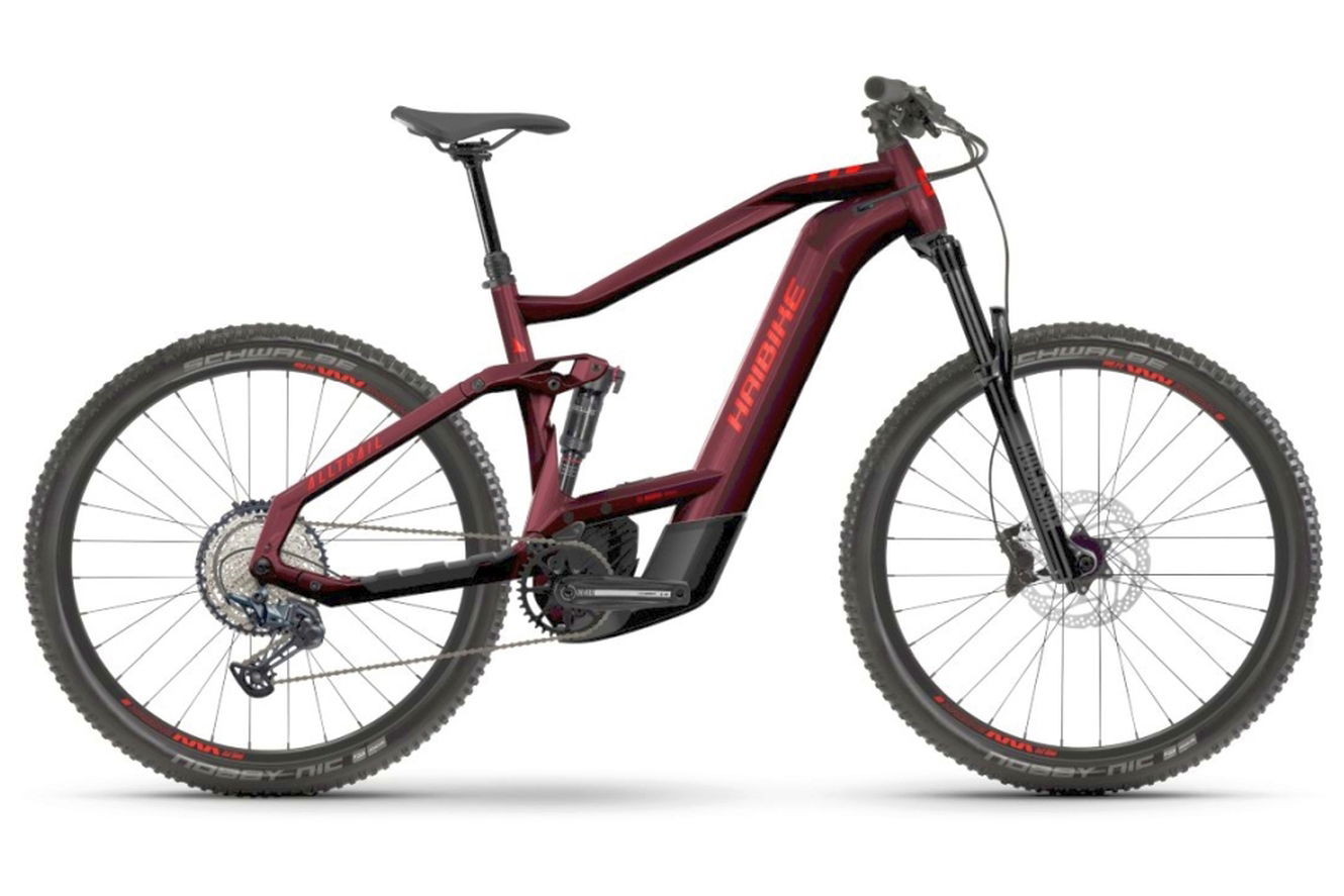 Haibike ALLTRAIL 8 27.5 MTB Fully tuscan/neon red - gloss, 41 cm (27,5")